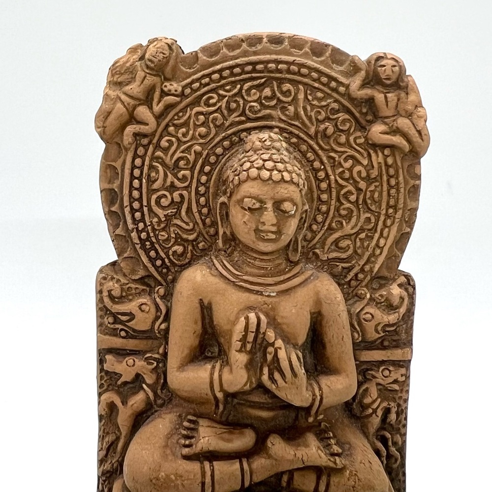 Vintage Seated Buddha of Saranath Figure - Picture 7 of 14
